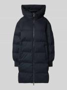 Blonde No. 8 Steppmantel mit Kapuze in Marine, Größe 40