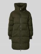 Blonde No. 8 Steppmantel mit Kapuze in Dunkelgruen, Größe 38