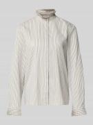 JOOP! Hemdbluse mit verdeckter Knopfleiste Modell 'Blaer' in Hellgrau,...