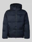 Wood Wood Steppjacke mit Kapuze Modell 'CLAUS PUFFER JACKET' in Marine...