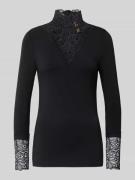 Soyaconcept Slim Fit Longsleeve aus Lyocell-Mix Modell 'Marica' in Bla...