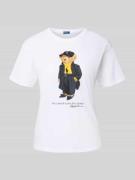 Polo Ralph Lauren T-Shirt mit Motiv-Print und Rundhalsausschnitt in We...
