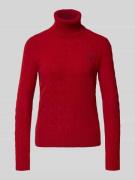 Polo Ralph Lauren Slim Fit Rollkragenpullover mit Label-Stitching in D...