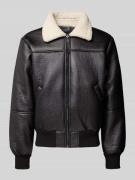 Alpha Industries Jacke mit Reißverschluss in Black, Größe XXXL