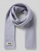 Drykorn Schal aus Schurwolle mit Label-Detail Modell 'CRONICA' in Hell...