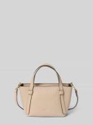 Abro Handtasche mit Label-Applikation Modell 'COSMO mini' in Taupe, Gr...