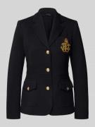 Lauren Ralph Lauren Slim Fit Blazer mit Label-Applikation Modell 'SINJ...