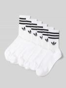 adidas Originals Socken mit Logo im 6er-Pack in Weiss, Größe 35-38