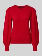 Lauren Ralph Lauren Strickpullover mit Knöpfen Modell 'DONTREY' in Rot...