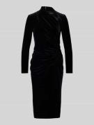 Lauren Ralph Lauren Midikleid aus Samt mit Raffungen Modell 'FELRAD' i...