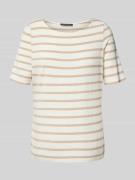 Betty Barclay T-Shirt mit Rundhalsausschnitt in Sand, Größe 36