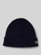 Lacoste Mütze aus reiner Wolle in Marine, Größe 1