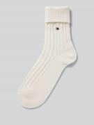 Tommy Hilfiger Stricksocken mit Woll-Anteil in Offwhite, Größe 39-42
