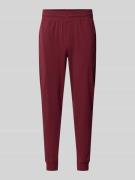 HUGO Comfort Fit Sweatpants aus Baumwoll-Mix Modell 'LAZE' in Bordeaux...