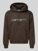 Carhartt Work In Progress Hoodie mit Label-Stitching und Känguru-Tasch...
