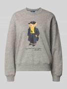 Polo Ralph Lauren Sweatshirt mit Motiv-Print und Rundhalsausschnitt in...