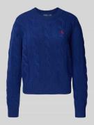 Polo Ralph Lauren Strickpullover mit Zopfmuster und Rundhalsausschnitt...