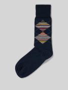 PAUL SMITH Socken mit geripptem Abschluss in Marine, Größe 40-46