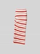 Rabanne Maxirock mit elastischem Bund in Rot, Größe L/XL