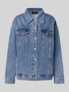 miss goodlife Jeansjacke mit Brusttaschen Modell 'Loveheart' in Jeansb...