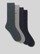 BOSS Socken aus Baumwoll-Mix im 4er-Pack in Schilf, Größe 40-46