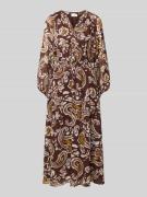 s.Oliver RED LABEL Tailliertes Chiffonkleid mit Effektgarn-Details in ...