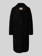 Soyaconcept Mantel aus Teddyfell Modell 'Mukite' in Black, Größe S