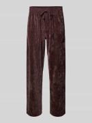 adidas Sportswear Sweatpants mit elastischem Bund in Dunkelbraun, Größ...