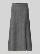 Soyaconcept Ausgestellter Midirock mit Woll-Anteil Modell 'VIDA' in Mi...