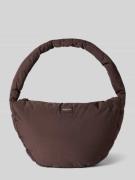 STUDIO NOOS Crossbody Bag mit Logo-Patch Modell 'Puffy' in Dunkelbraun...
