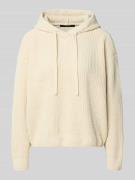 Vero Moda Regular Fit Strickpullover mit Kapuze Modell 'NEAT' in Ecru,...