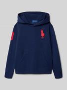 Polo Ralph Lauren Teens Hoodie mit Logo-Stitching in Marine, Größe L