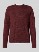 Tom Tailor Denim Regular Fit Strickpullover aus Baumwoll-Mix in Dunkel...