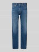 Levi's® Regular Fit Jeans mit Eingrifftaschen Modell '505™' in Dunkelb...