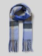 Pieces Schal mit Allover-Muster Modell 'BEA' in Hellblau, Größe 1