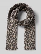 Codello Schal mit Label-Detail in Hellgrau, Größe 1