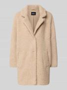 Only Relaxed Fit Teddy-Mantel mit Reverskragen Modell 'NEWAURELIA' in ...