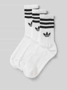 adidas Originals Socken mit Label-Print im 3er-Pack in Weiss, Größe 39...