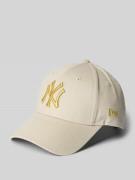 New Era Basecap mit Label-Detail in Beige, Größe 1