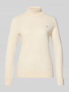 Gant Regular Fit Rollkragenpullover aus Woll-Mix Modell 'Extrafine' in...