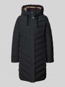 Fuchs Schmitt Steppmantel mit Kapuze und Reißverschlusstaschen in Blac...