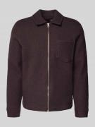 Samsøe Samsøe Regular Fit Hemdjacke mit Zweiwege-Reißverschluss Modell...