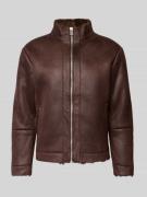 Casual Friday Jacke in Leder-Optik mit Stehkragen Modell 'MACKSEN' in ...