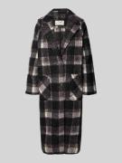 Milano Italy Mantel mit Reverskragen und aufgesetzten Taschen in Schok...