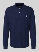 Polo Ralph Lauren Regular Fit Poloshirt mit Label-Stitching in Marine,...