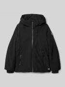 CARS JEANS Jacke mit Brusttasche Modell 'Harwick' in Black, Größe 140