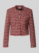 Liu Jo White Regular Fit Jacke mit Brusttaschen in Rot, Größe 38