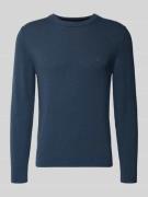 Marc O'Polo Regular Fit Strickpullover aus Baumwoll-Schurwoll-Mix in R...
