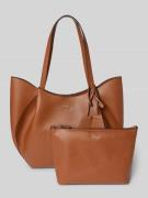 Guess Tote Bag mit Tragehenkel Modell 'AMORETTE' in Cognac, Größe 1