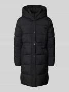 Jake*s Casual Steppmantel mit Kapuze in Black, Größe 40